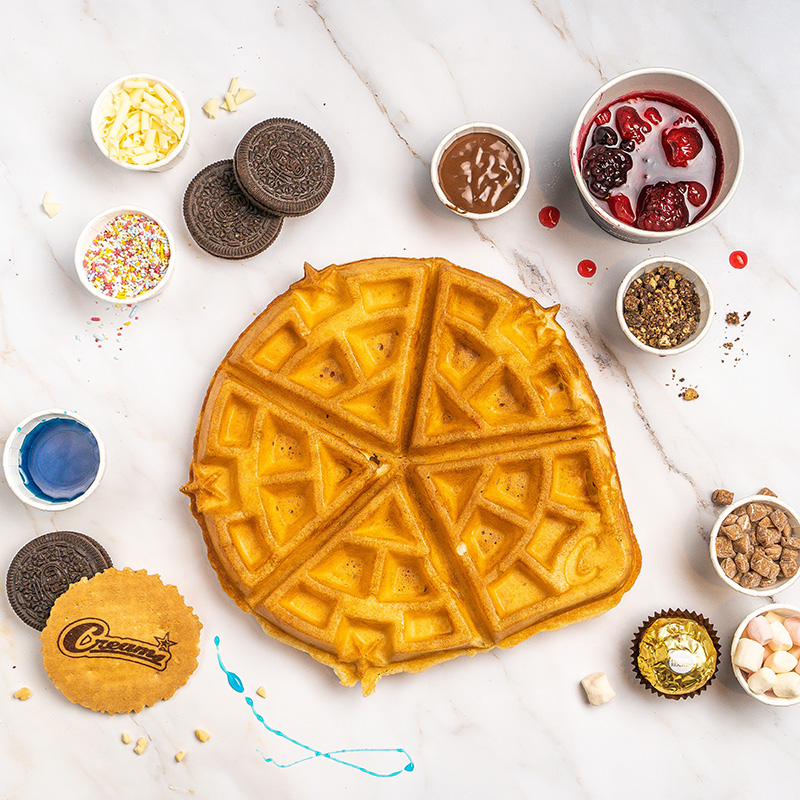2-invent your own waffle base
