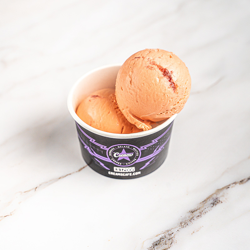 21-strawberry gelato scoops