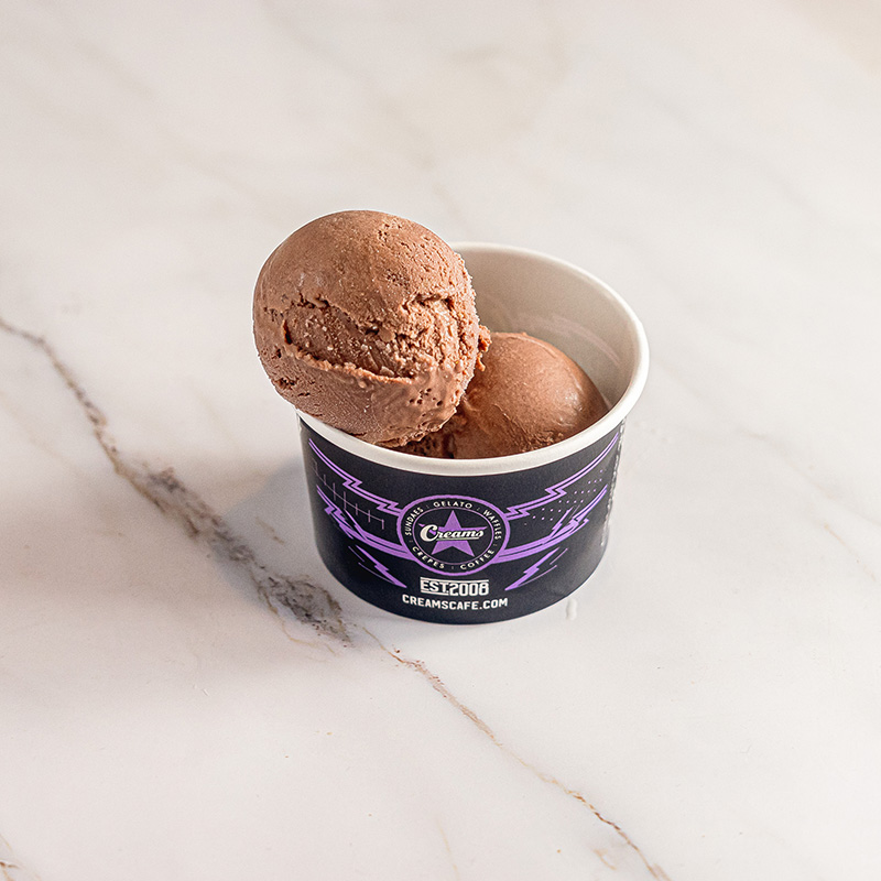 3-creams rocher gelato scoops