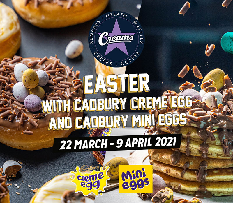 Easter With Cadbury Creme Egg and Cadbury Mini Eggs