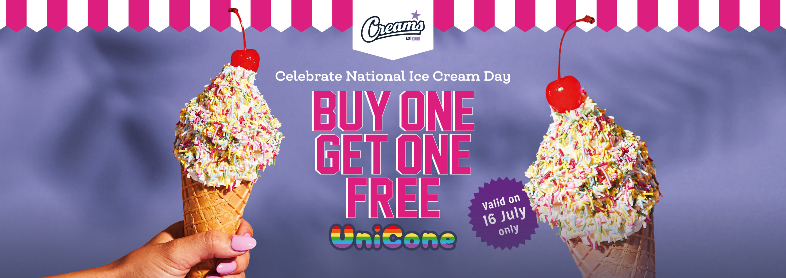 GET YOUR SCOOP ON WITH BUY ONE GET ONE FREE UNICONES